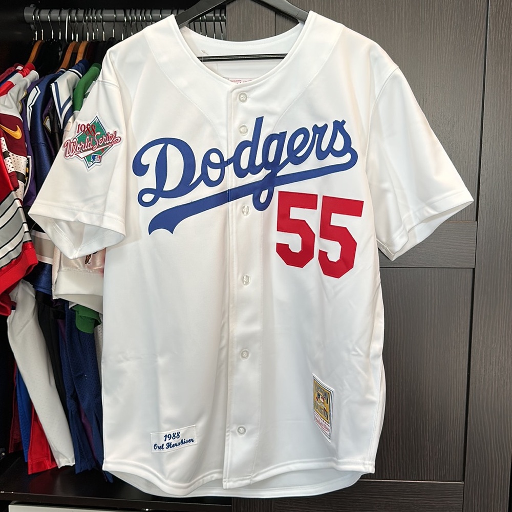Orel Hershiser Los Angeles Dodgers Mitchell & Ness Cooperstown Authentic Jersey